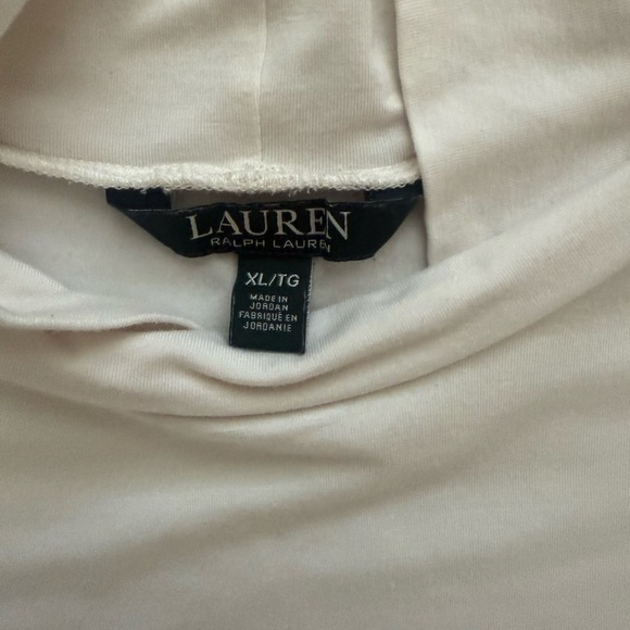 Lauren Ralph Lauren White Sleeveless Muscle Tee blouse - Picture 3 of 4